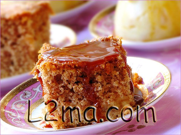 كاتو التفاح بالصوص الذهبي كاتو التفاح بالصوص الذهبي