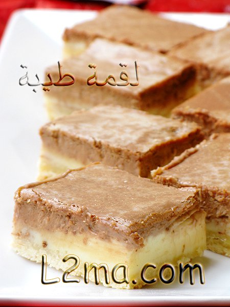 مكعبات طبقات التشيز كيك