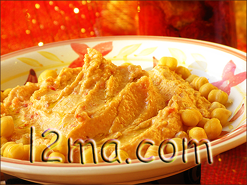 حمص بالطماطم المجففة حمص بالطماطم المجففة