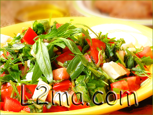 سلطة الزعتر على طريقة نورا