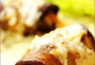 لفائف الباذنجان بصوص االكريم فريش