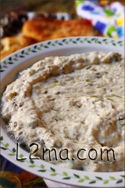 سلطة الباذنجان و الفليفلة المشوية سلطة الباذنجان و الفليفلة المشوية