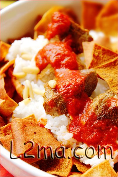 فتة اللحم المصرية