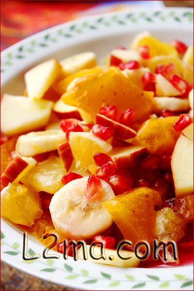 سلطة فاكهة الخريف