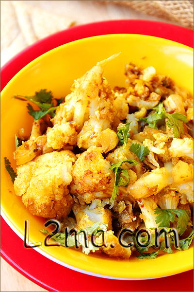 كاري القرنبيط و اللحم المفروم كاري القرنبيط و اللحم المفروم