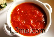 صلصة البندورة على طريقتي