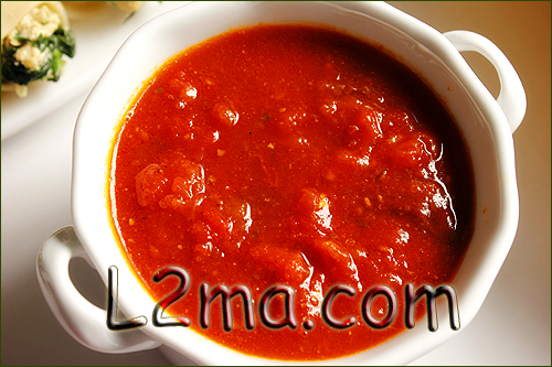 صلصة البندورة على طريقتي