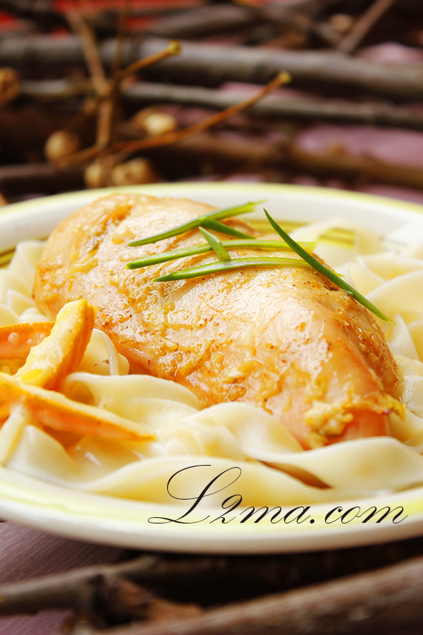 دجاج بالبرتقال و العسل