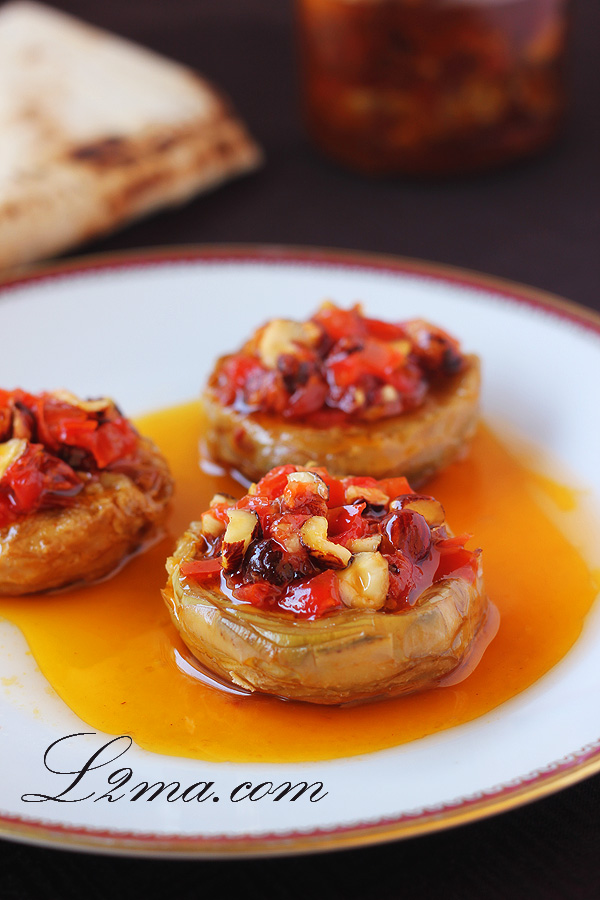 مكدوس الشوكي بالفليفلة