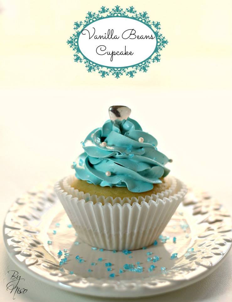 كب كيك الفانيلا