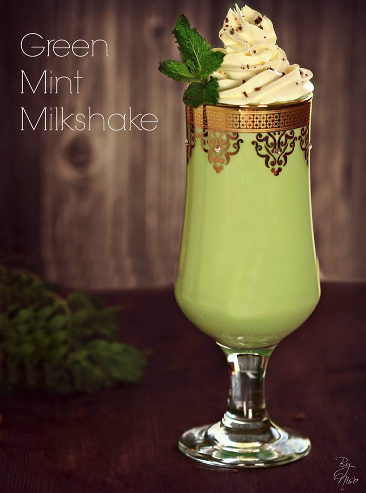 ميلك شيك بالنعناع ميلك شيك بالنعناع