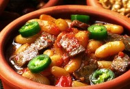 صينية الفاصوليا البيضاء بالبسطرما