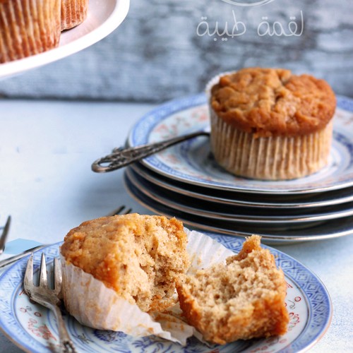 كب كيك الموز الرائع