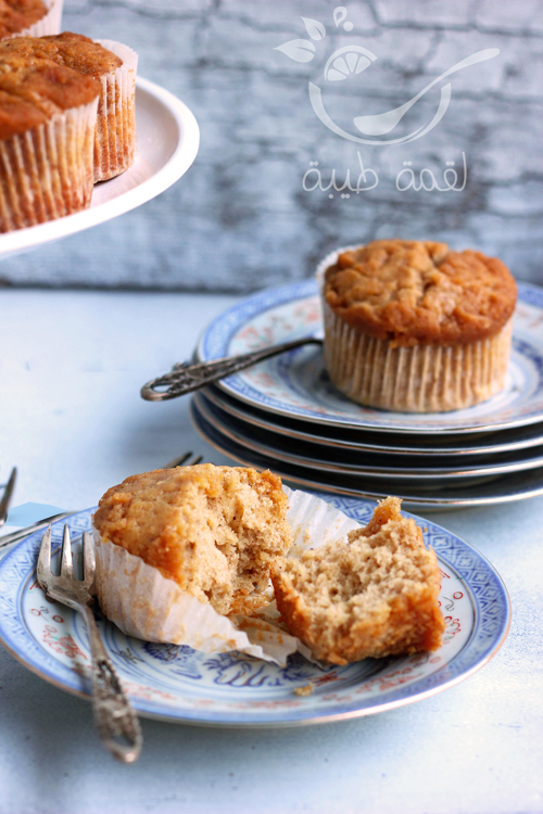 كب كيك الموز الرائع