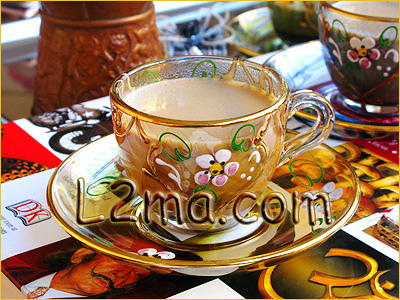 القهوة التركية بالحليب