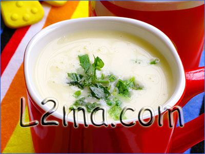 شوربه اليقطين بالكريما و الكزبرة شوربه اليقطين بالكريما و الكزبرة