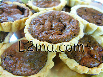 ميني تارت الجوز ميني تارت الجوز