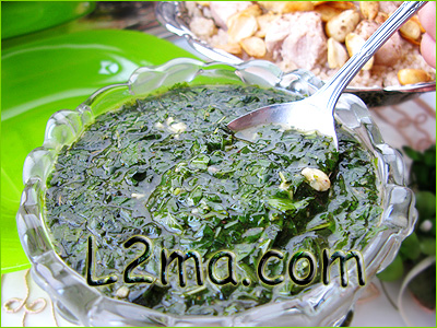 الملوخية على الطريقة المصرية