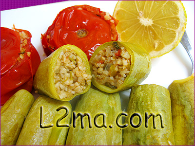 دولما الكوسا بالزيت على الطريقة التركية