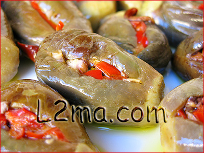 مكدوس الباذنجان