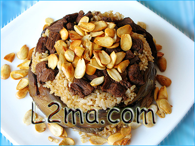 مقلوبة الباذنجان