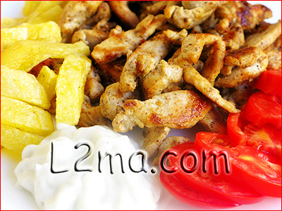 شاورما الدجاج