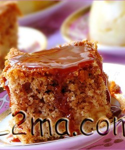 كاتو التفاح بالصوص الذهبي