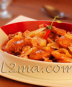 كابوسكا بالدجاج