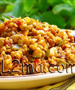 برغل بكوسا على الطريقة التركية