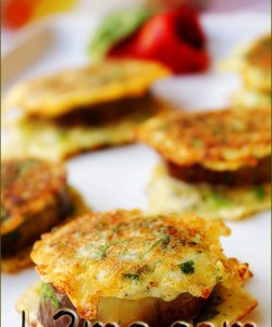 باذنجان مغطس بالجبنة