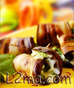 لفائف الباذنجان على الطريقة الايطالية