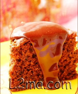 كاتو الشوكولا مع صوص مايونيز الشوكولا