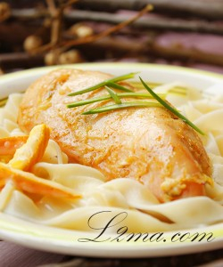 دجاج بالبرتقال و العسل