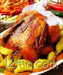 الدجاج روستو بالبرتقال