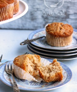 كب كيك الموز الرائع