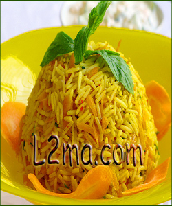 أرز بالجزر و الكاجو