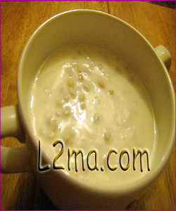 القمح على الطريقة الريفية السورية