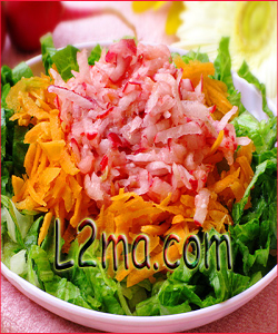 سلطة بشر الجزر و الفجل