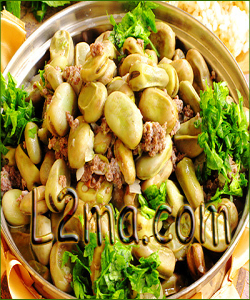 مفركة الفول