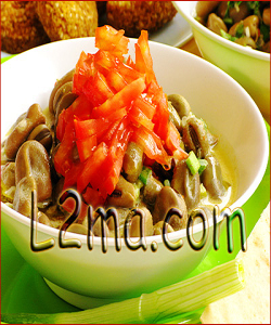 سلطة الفول المدمس على طريقة أهل حلب