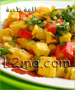 سلطة البطاطا المقلية