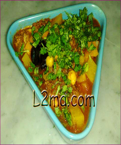 يقطين باللحمة والخضار