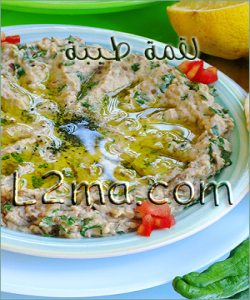 باذنجان متبل  بالأعشاب