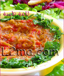 الباذنجان بالزيت ( مكمور )
