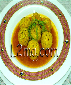 كرات الدجاج مع الطماطم و الزعفران