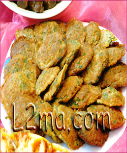 أقراص عجة البقدونس