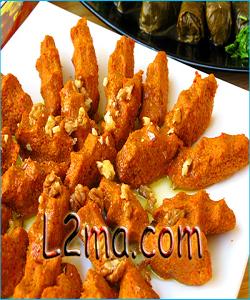 كبة نية بزيت الزيتون