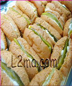 سندويش الدجاج بالمايونيز