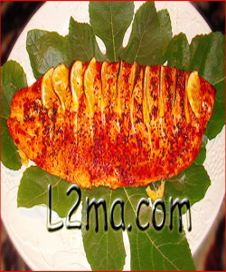 السلمون المشوي بالفرن