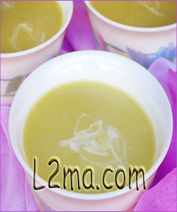 شوربة كريم الكوسا